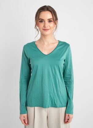 Tricou mâneci lungi mâneci lungi verde LA FIANCÉE femeie