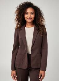 Sacou buzunare maro MAJESTIC FILATURES femme