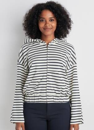 Jachete casual guler rotund albastru PHISIQUE DU ROLE femeie
