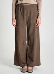Pantalon drept elasticitate mărime normală maro DIEGA femme