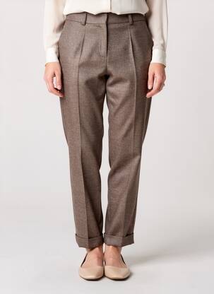 Pantalon chino mărime normală mărime normală maro DMN femeie