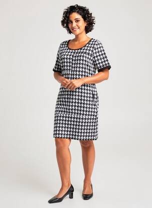 Rochie scurtă mâneci scurte mâneci scurte negru DOLCEZZA femeie