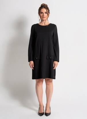 Rochie scurtă mâneci lungi mâneci lungi negru SURKANA femeie