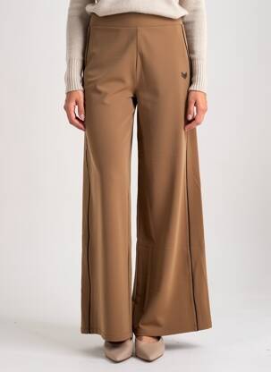 Pantalon larg buzunare mărime normală maro HBT femeie