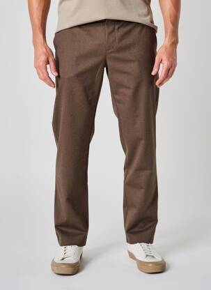 Pantalon chino țesătură melanj mărime normală maro MATINIQUE bărbat