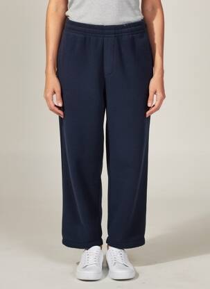 Pantalon drept talie elastică mărime normală albastru BASK IN THE SUN femeie