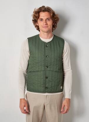 Jachete casual croială dreaptă verde THINKING MU bărbat