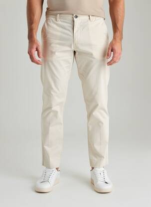 Pantalon chino țesătură poplin mărime normală bej TOMMY HILFIGER bărbat