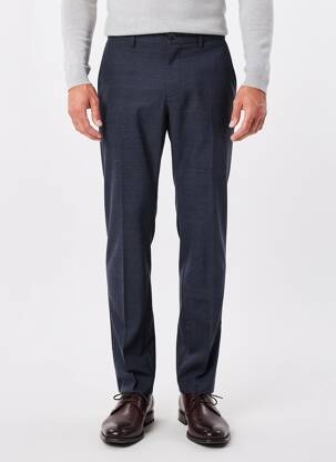 Pantalon chino închidere cu fermoar sub clapetă cu cârlig mărime normală albastru TOMMY HILFIGER bărbat