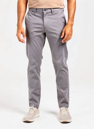 Pantalon chino elasticitate mărime normală gri TOMMY HILFIGER bărbat