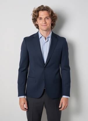 Sacou croială cambrată albastru TOMMY HILFIGER bărbat