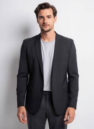 Sacou finisaj interior dublat negru STRELLSON bărbat
