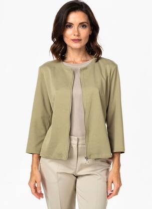 Jachete casual guler rotund verde BETTY BARCLAY femeie