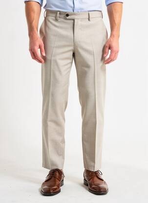 Pantalon chino țesătură melanj mărime normală bej MMX bărbat