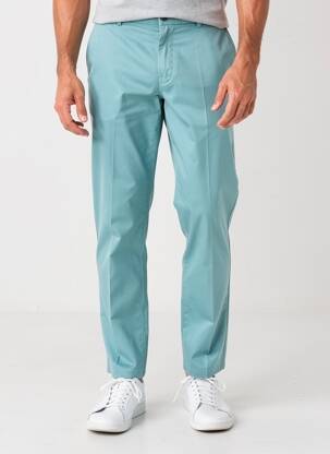 Pantalon chino țesătură poplin mărime normală albastru MEYER bărbat