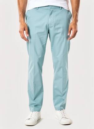 Pantalon chino bio mărime normală albastru MMX bărbat