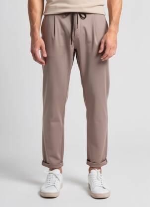 Pantalon chino elasticitate mărime normală maro DESOTO bărbat