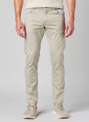 Pantalon slim elasticitate mărime normală bej M5 BY MEYER bărbat