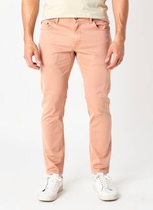 Pantalon slim țesătură melanj mărime normală portocalie M5 BY MEYER bărbat