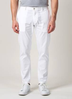 Pantalon chino bio mărime normală alb MMX bărbat
