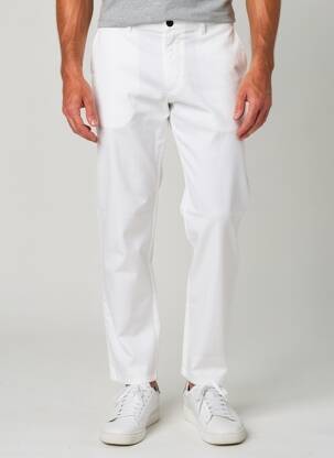 Pantalon chino elasticitate mărime normală alb MMX bărbat