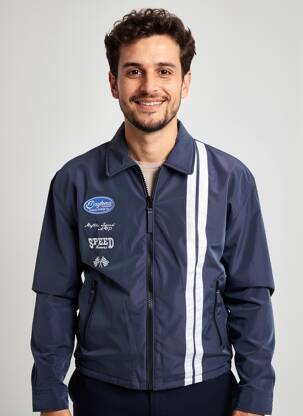 Geacă buzunare albastru DAYTONA bărbat