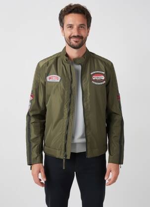 Geacă mâneci lungi verde DAYTONA bărbat