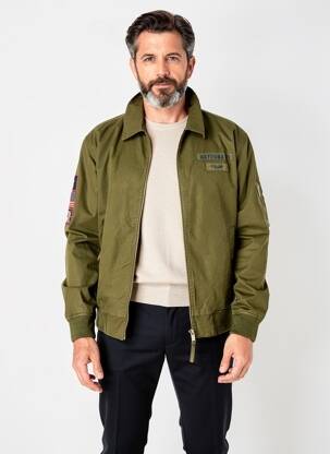 Geacă buzunare verde DAYTONA bărbat