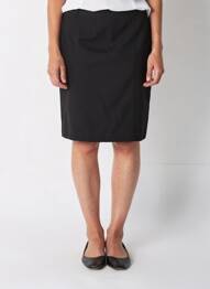 Fustă midi căptușeală textilă negru BRANDTEX femme