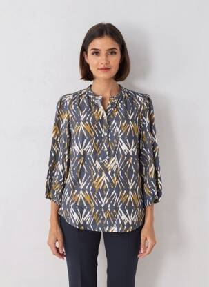 Bluză mâneci 3/4 mâneci 3/4 albastru BRANDTEX femme
