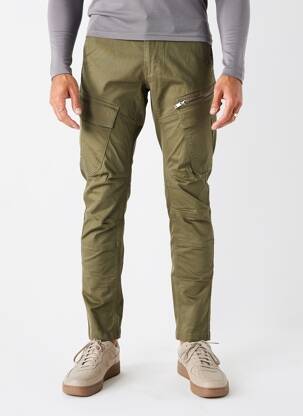 Pantalon cargo subțire mărime normală verde DAYTONA bărbat