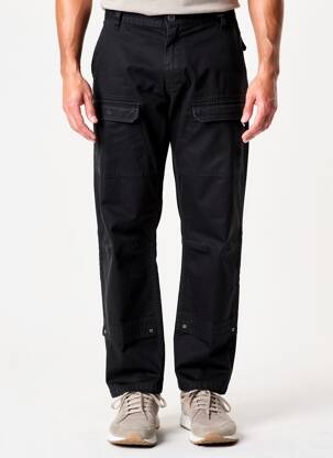 Pantalon cargo croială dreaptă mărime normală negru DAYTONA bărbat