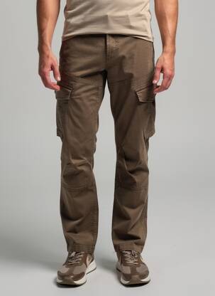 Pantalon cargo subțire mărime normală verde DAYTONA bărbat