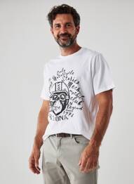 Tricou elasticitate mâneci scurte alb DAYTONA bărbat