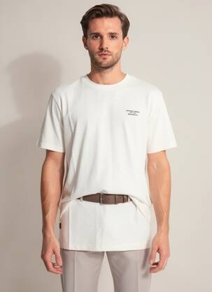 Tricou elasticitate mâneci scurte bej DAYTONA bărbat