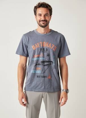 Tricou elasticitate mâneci scurte gri DAYTONA bărbat