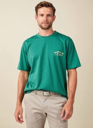 Tricou elasticitate mâneci scurte verde DAYTONA bărbat