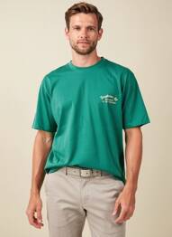 Tricou elasticitate mâneci scurte verde DAYTONA bărbat