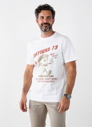 Tricou elasticitate mâneci scurte bej DAYTONA bărbat