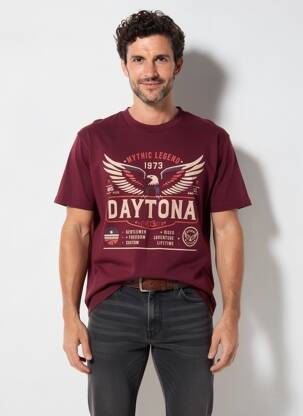 Tricou elasticitate mâneci scurte roșu DAYTONA bărbat