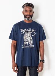 Tricou elasticitate mâneci scurte albastru DAYTONA bărbat
