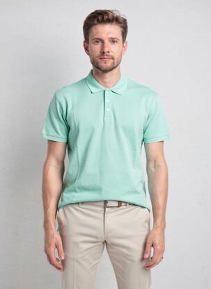Polo elasticitate fără mâneci verde deschis DAYTONA bărbat