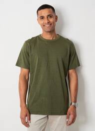 Tricou croială dreaptă mâneci scurte verde DAYTONA bărbat