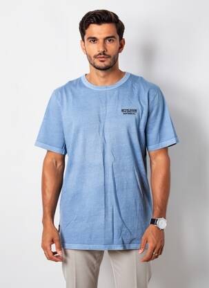 Tricou elasticitate mâneci scurte albastru DAYTONA bărbat