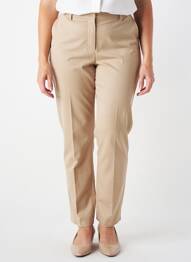 Pantalon slim mărime normală mărime normală bej JUMFIL femme