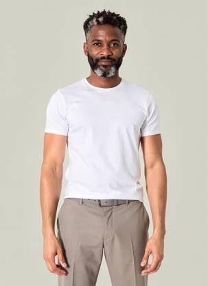 Tricou croială cambrată mâneci scurte gri EMINENCE bărbat