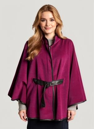 Poncho violet JUMFIL femeie