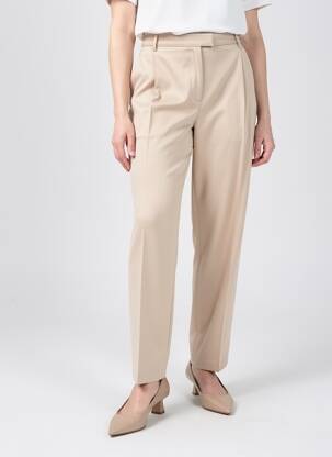 Pantalon drept elasticitate mărime normală bej JUMFIL femeie
