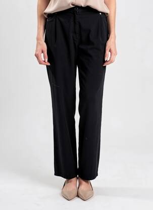 Pantalon drept elasticitate mărime normală negru JUMFIL femeie