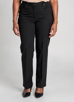 Pantalon slim elasticitate mărime normală negru GUY DUBOUIS femeie